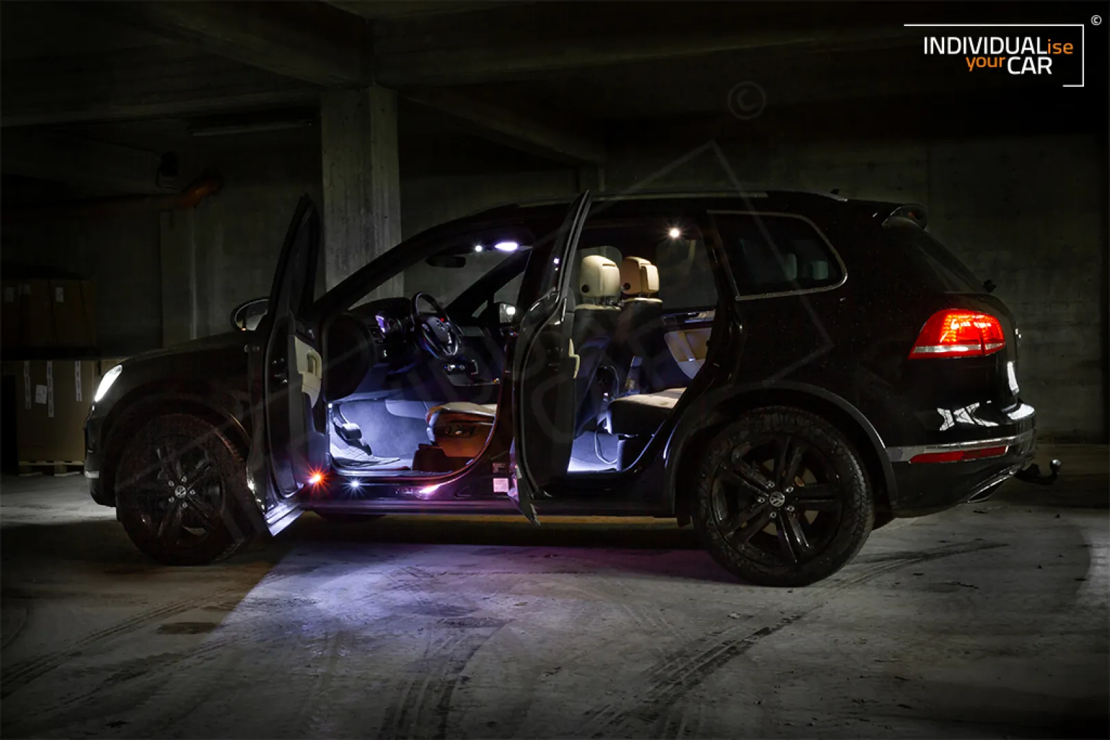 LED Innenraumbeleuchtung SET für VW Touareg II 7P - Cool-White